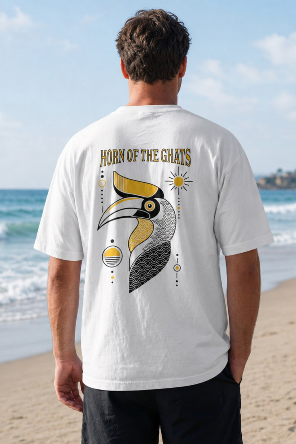 Horn of the Ghats | Unisex Oversized T-Shirt