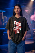 Toklen Suttla Re | Unisex Acid Washed Oversized Tee