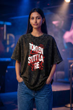 Toklen Suttla Re | Unisex Acid Washed Oversized Tee