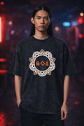 Goa Mandala | Unisex Acid Washed Oversized T-Shirt