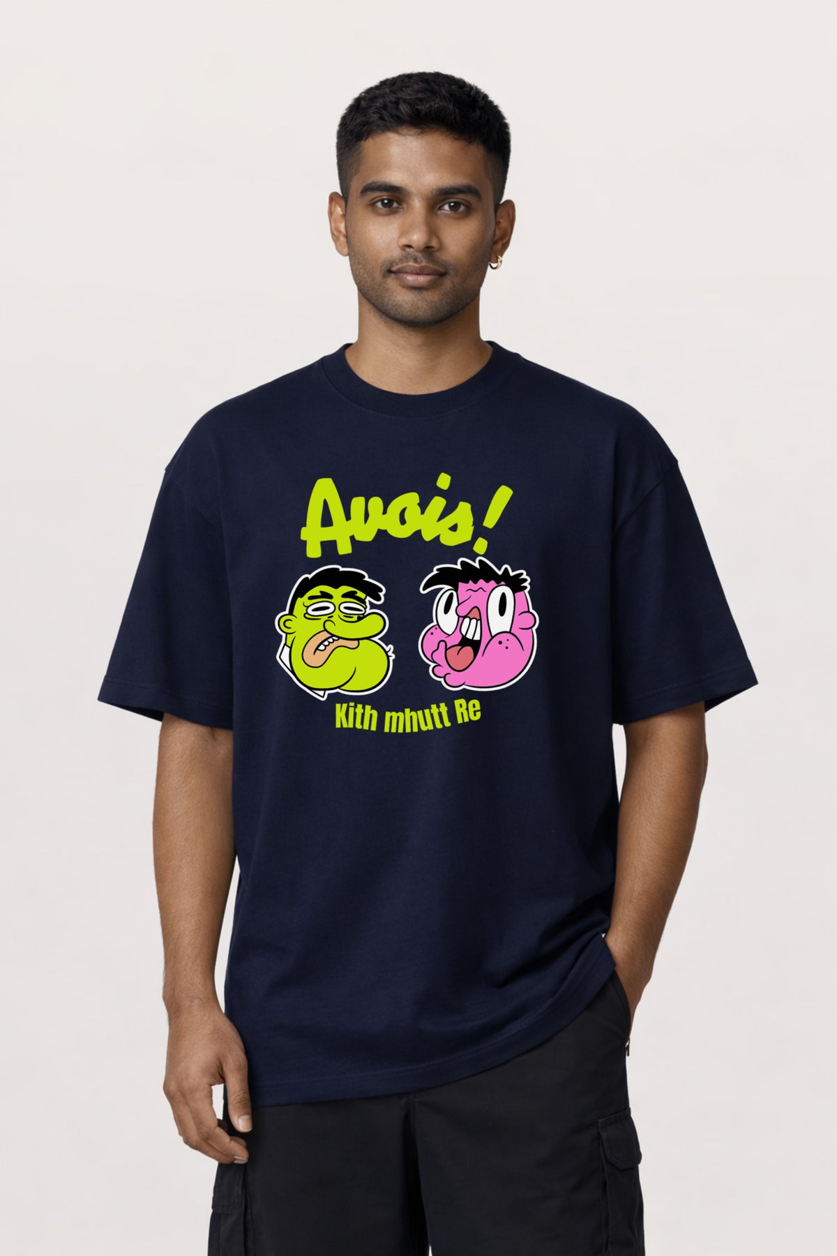 Avois! Kith Mhutt Re | Unisex Oversized T-Shirt