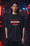 Let’s Party Goa | Unisex Acid Washed Oversized T-Shirt