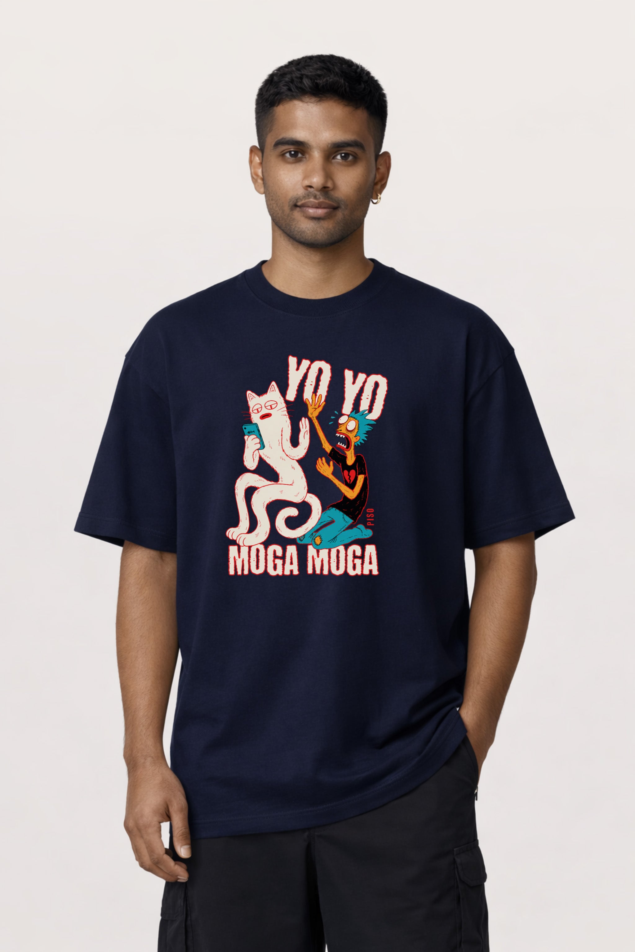 Yo Yo Moga Moga | Oversized Goa Graphic T-Shirt
