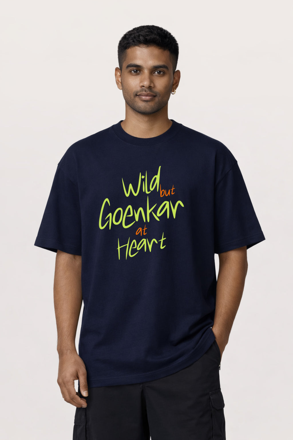 Wild But Goenkar at Heart | Unisex Oversized T-Shirt
