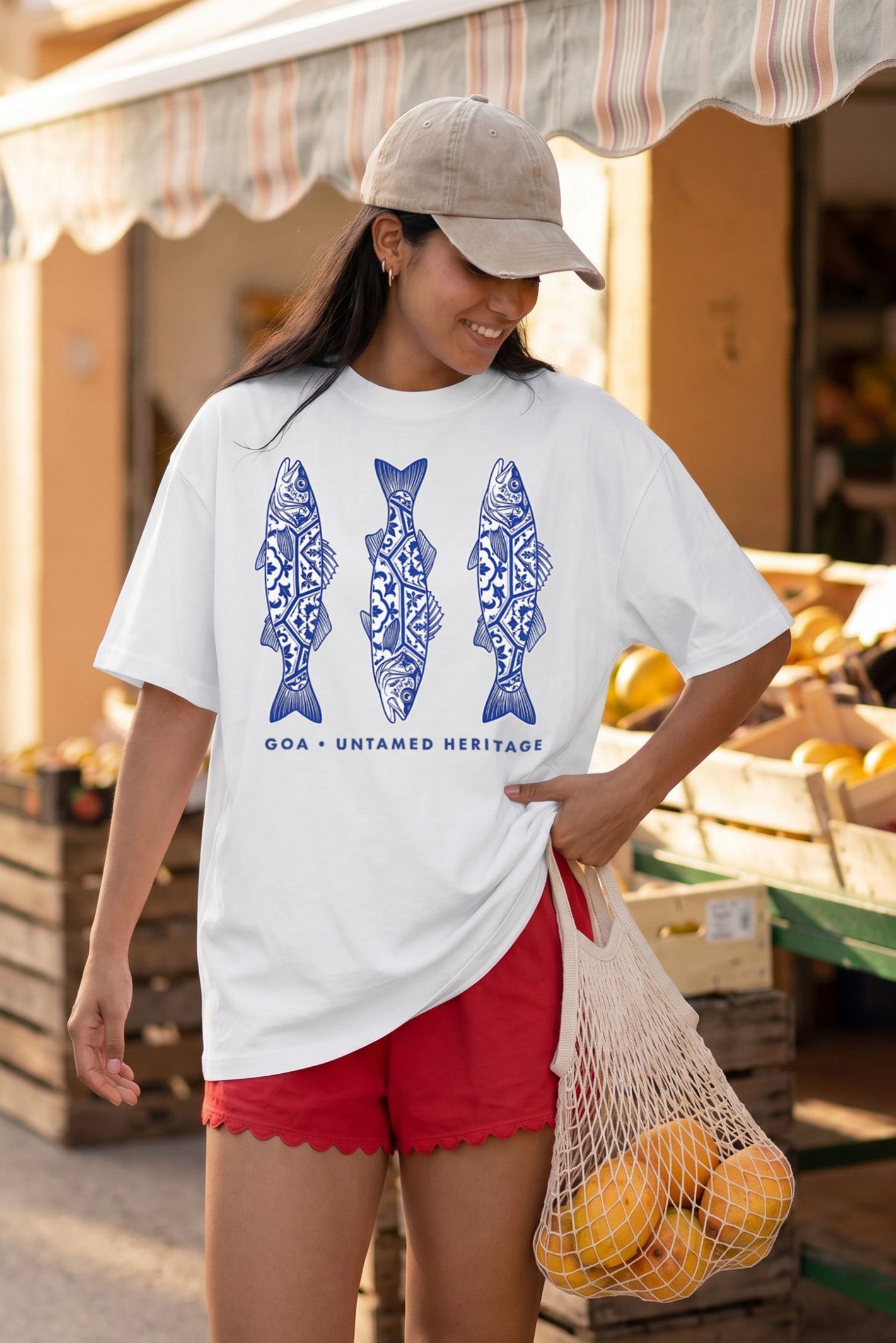 Azulejo Fish | Unisex Oversized T-Shirt