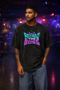 Patrão The Boss | Unisex Acid Washed Oversized T-Shirt