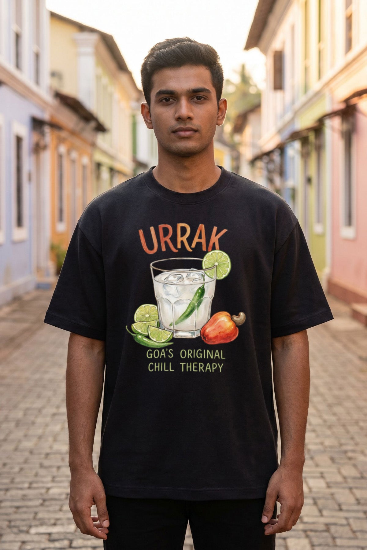Urrak: Goa’s Original Chill Therapy | Unisex Oversized T-Shirt