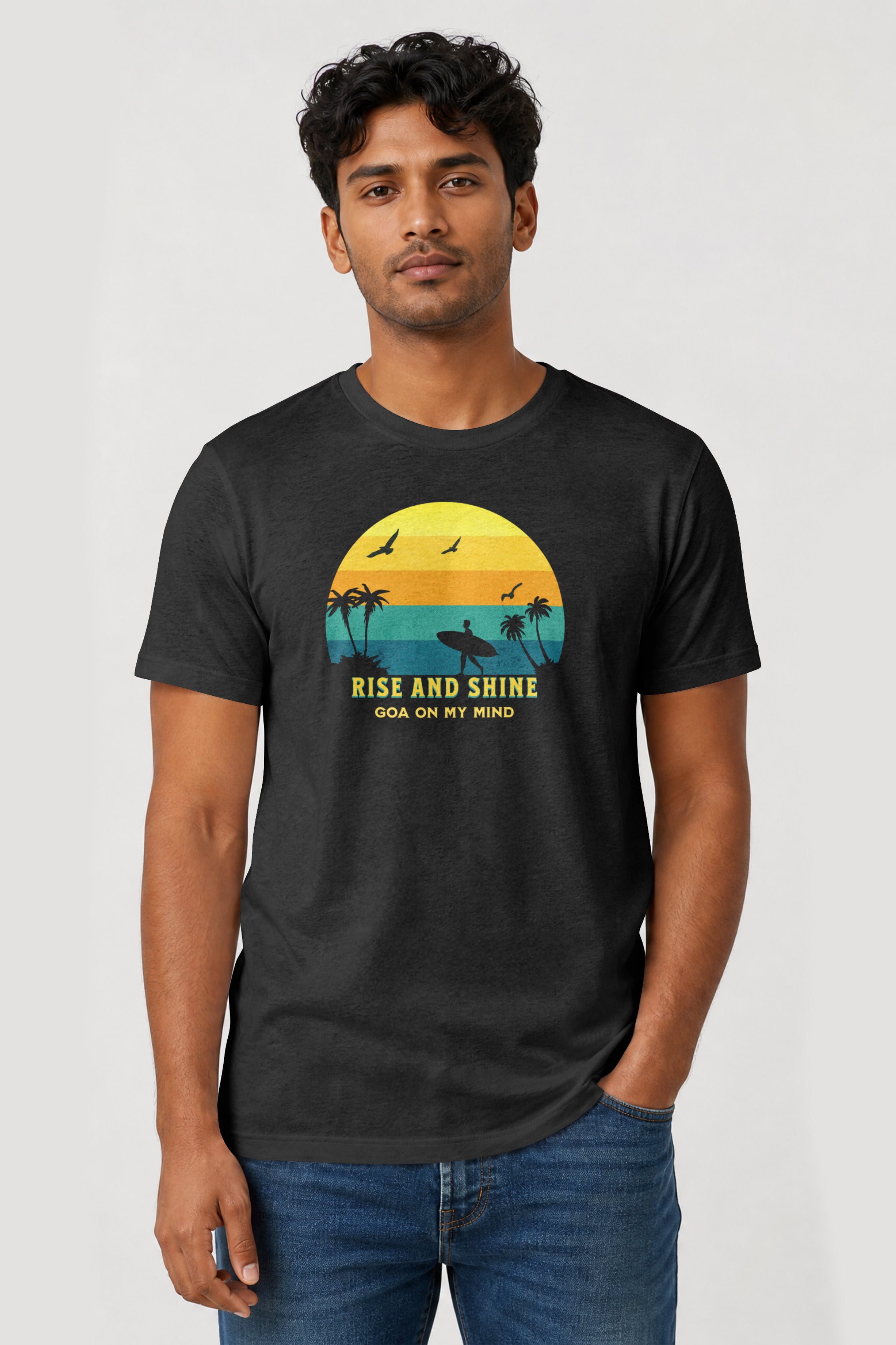 Rise and Shine: Goa on My Mind | Goa Graphic Unisex T-Shirt