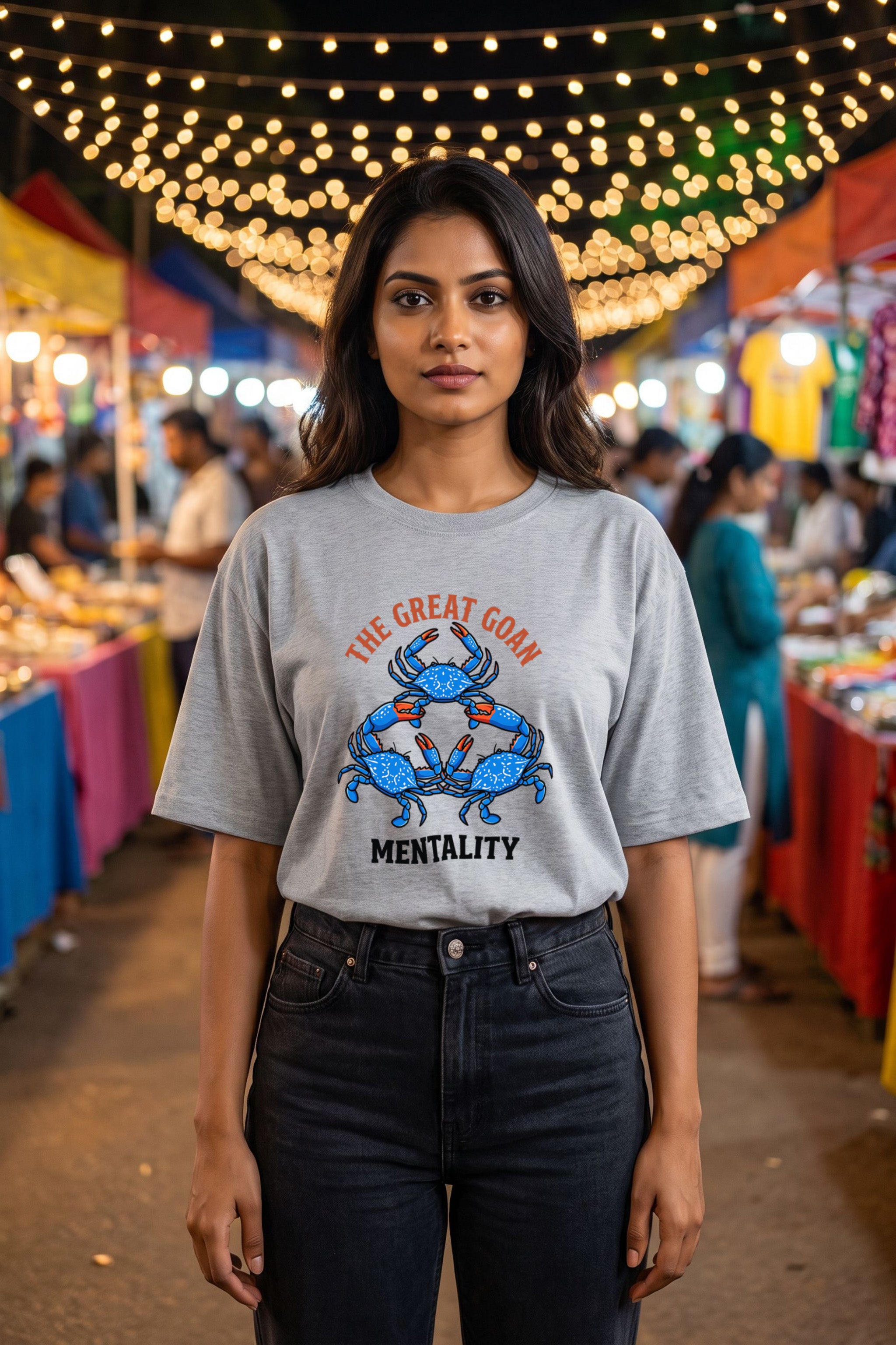 The Great Goan Mentality | Unisex Oversized T-Shirt