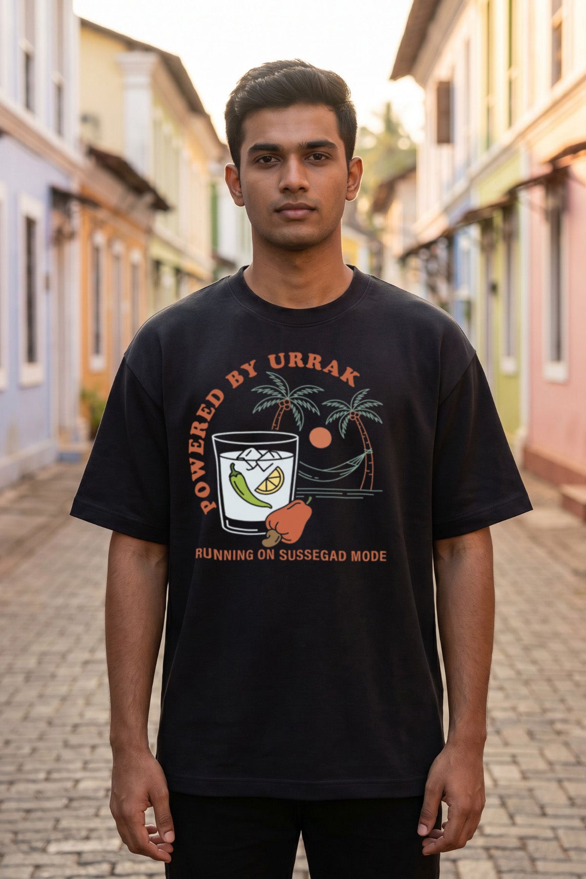 Powered by Urrak | Unisex Oversized T-Shirt