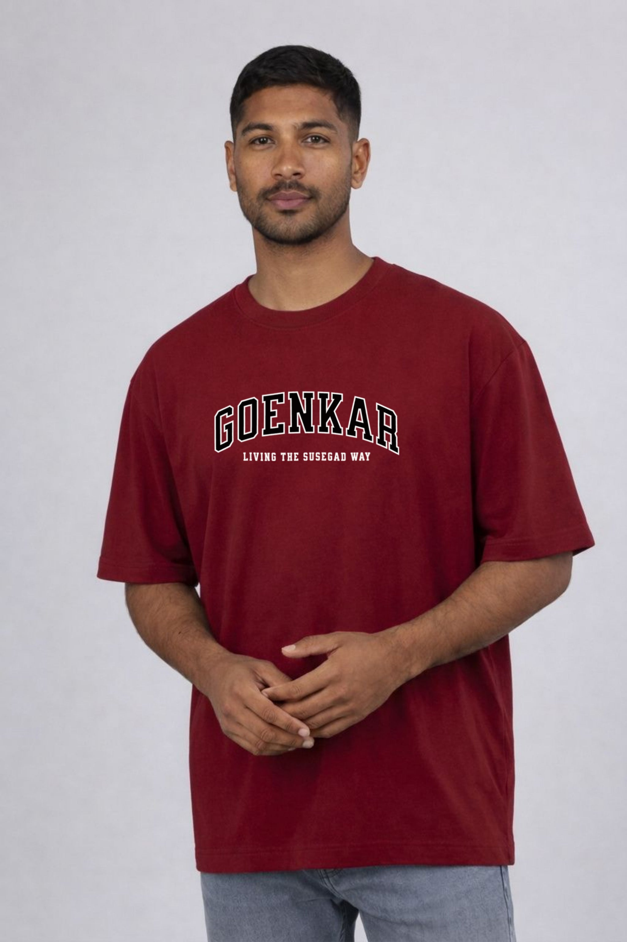 Goenkar | Living the Susegad Way | Varsity Graphic Tee
