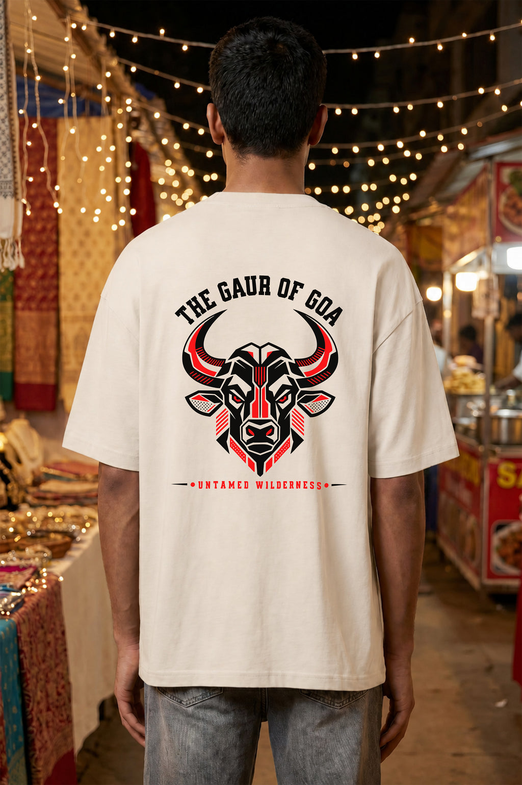 The Gaur of Goa | Unisex Oversized T-Shirt